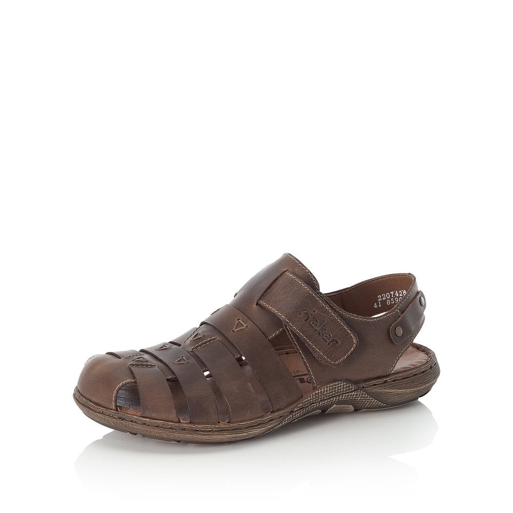 Sandales de Marche Rieker 22074-26 Marron Homme | YTJ-2460645