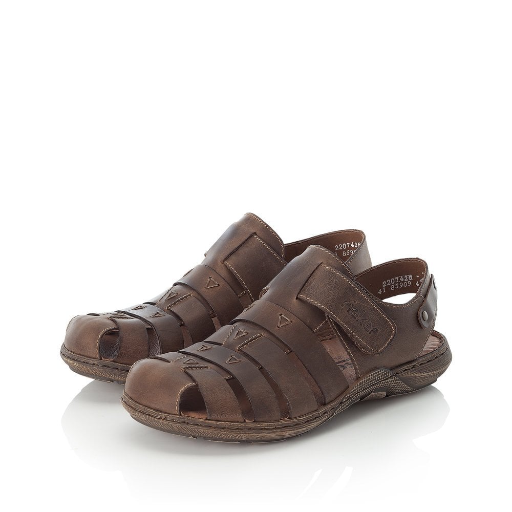 Sandales de Marche Rieker 22074-26 Marron Homme | YTJ-2460645