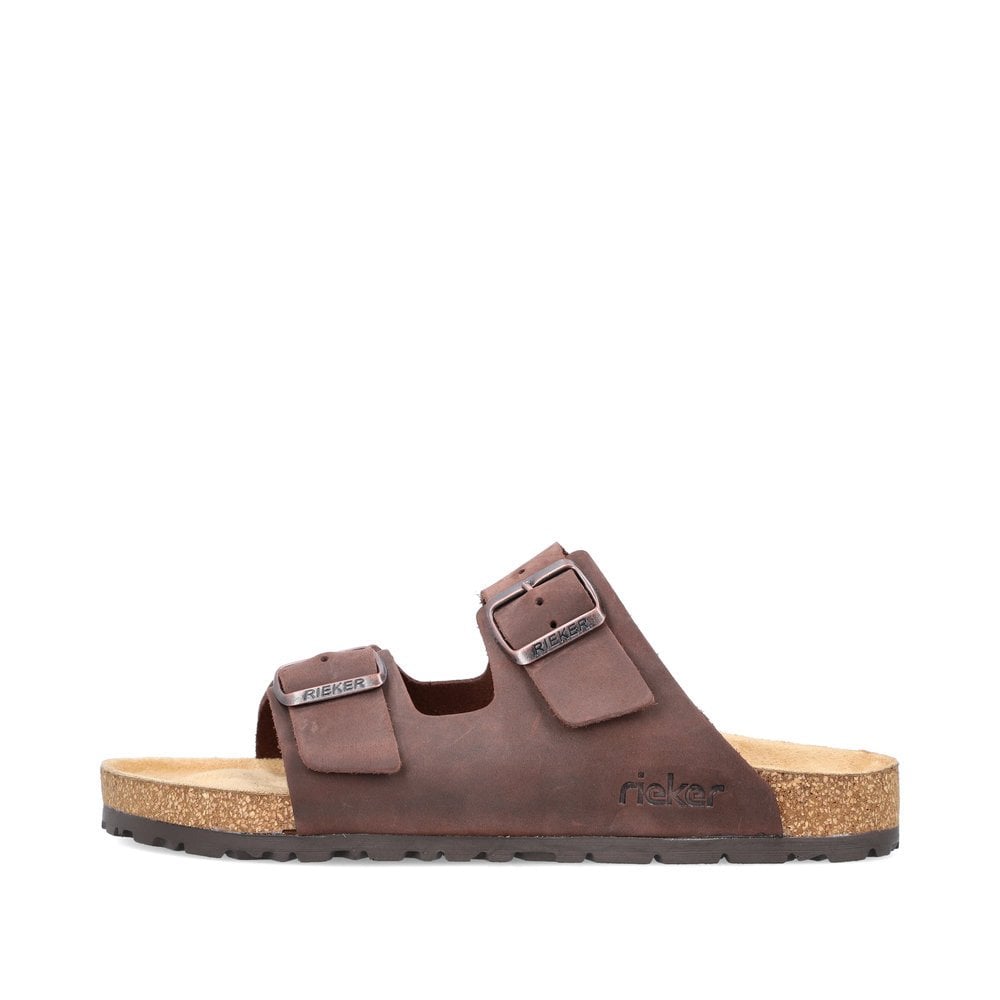 Pantoufles Rieker 22190-25 Marron Homme | VQK-3184126