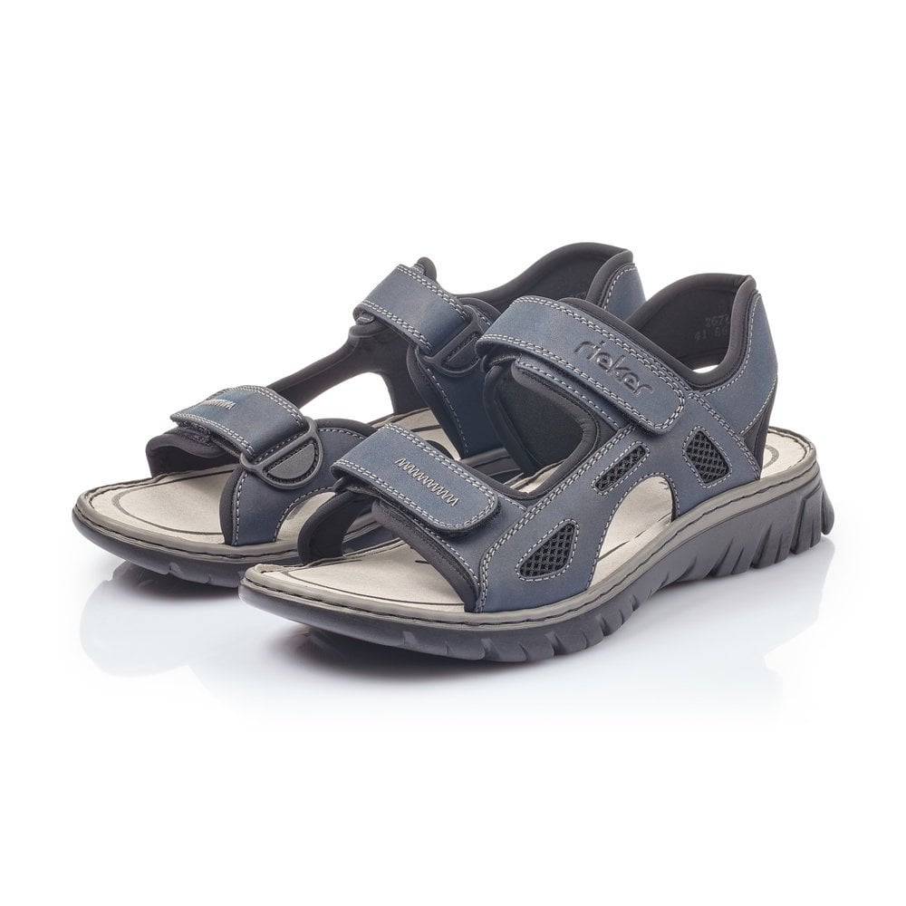 Sandales de Marche Rieker 26761-14 Bleu Homme | IYS-7288723