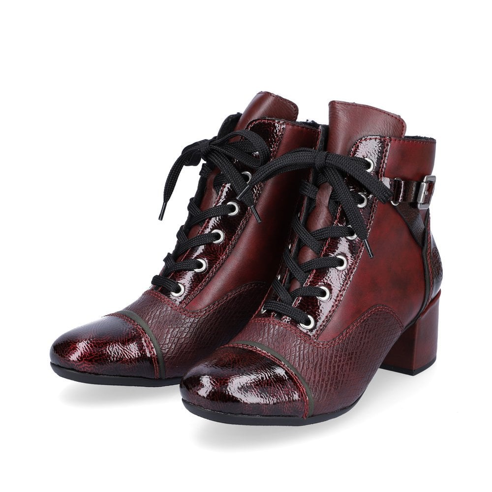 Bottines Rieker 70201-35 Rouge Femme | EXL-7544516