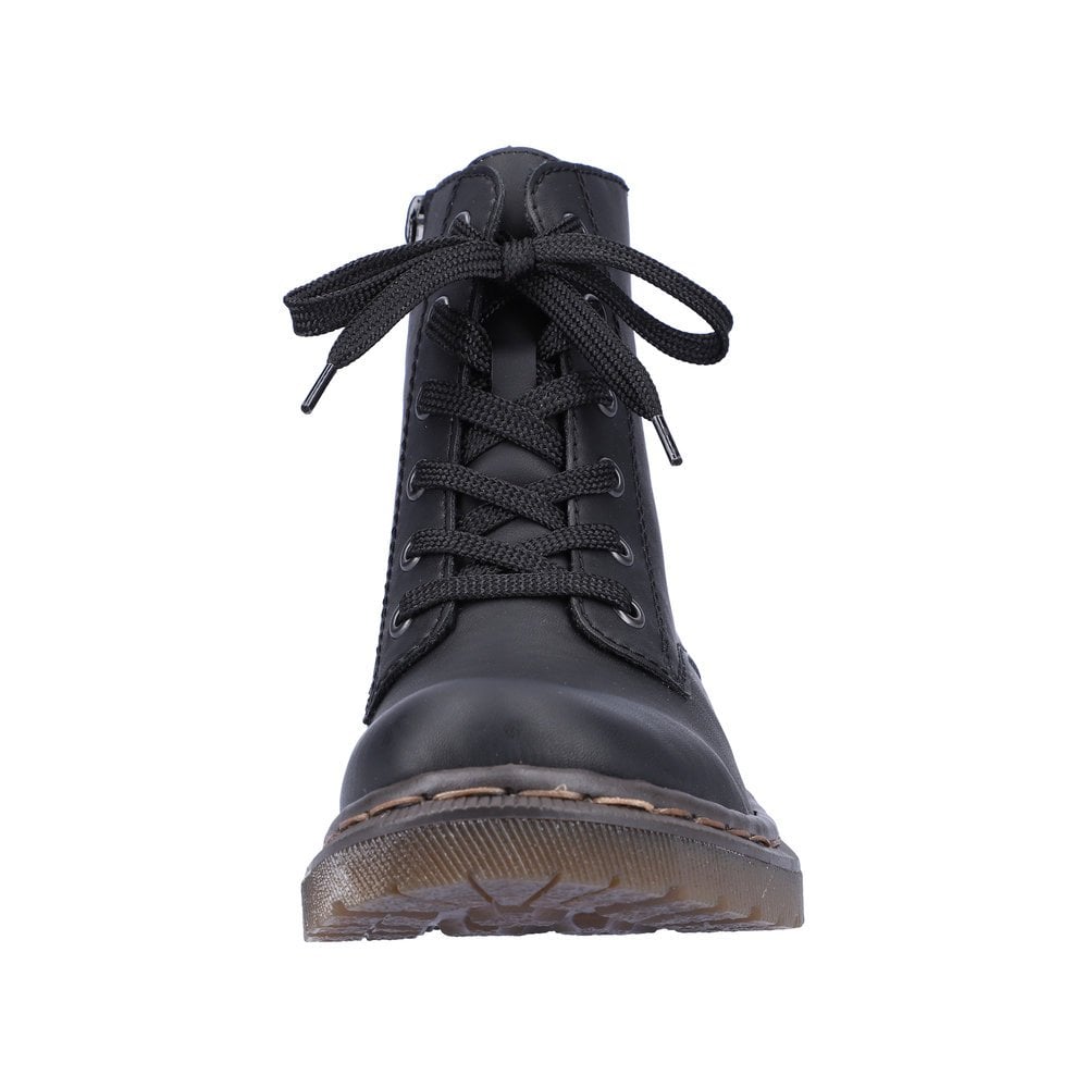 Bottines Lacets Rieker 78240-00 Noir Femme | GSZ-5366258