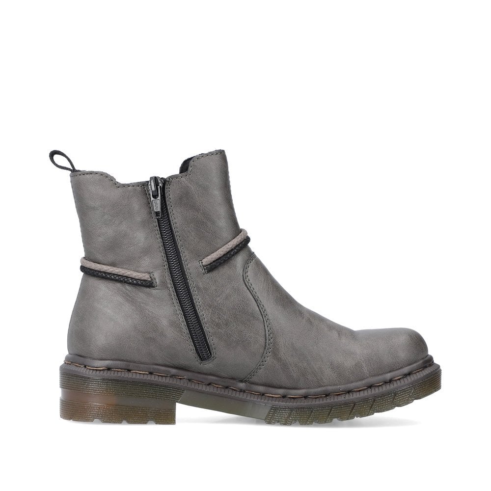 Chelsea Boots Rieker 78272-45 Grise Femme | HZO-4034545