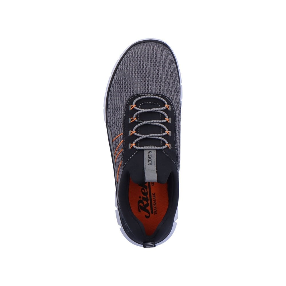 Basket Rieker B7753-42 Grise Homme | ZLR-6356294