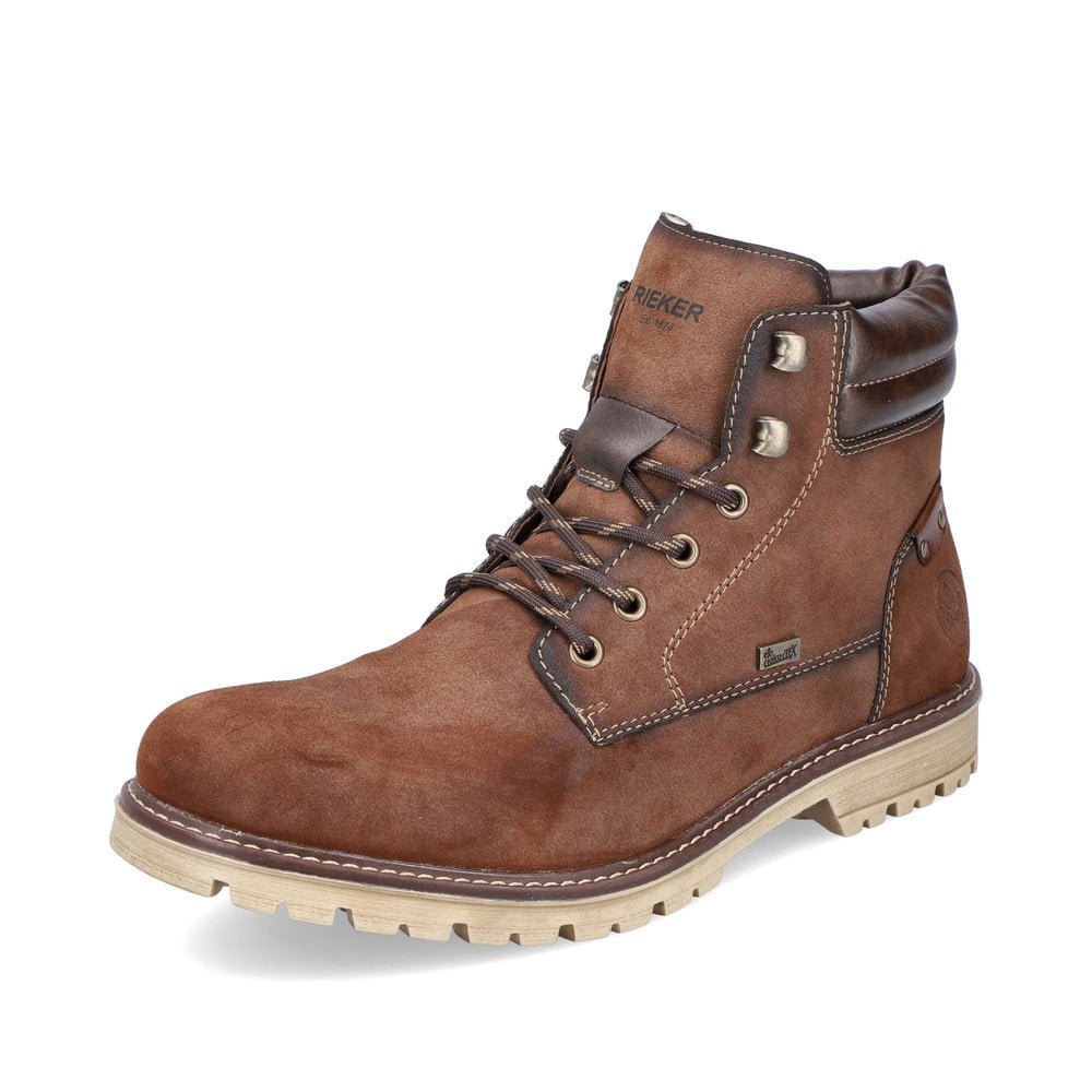 Bottines Lacets Rieker F3650-24 Marron Homme | UED-9254759