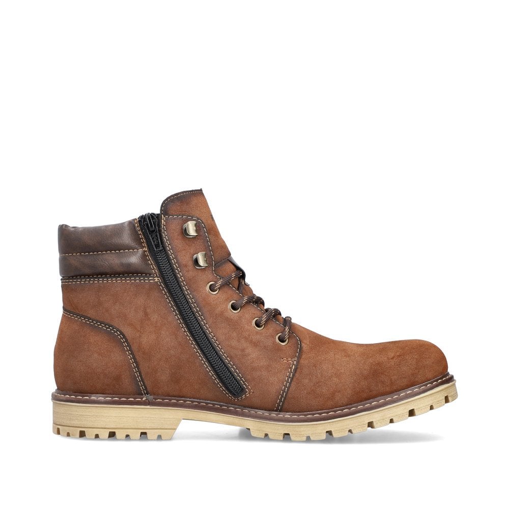 Bottines Lacets Rieker F3650-24 Marron Homme | UED-9254759