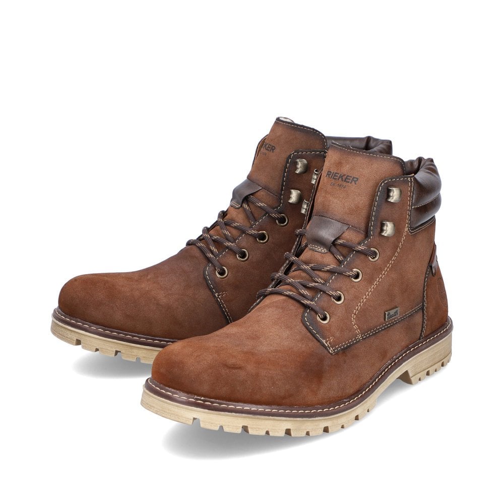 Bottines Lacets Rieker F3650-24 Marron Homme | UED-9254759