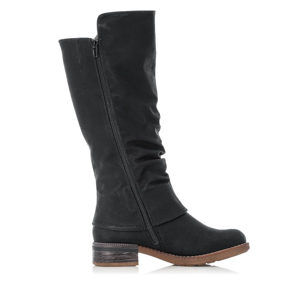 Bottes Hautes Rieker 94652-00 Noir Femme | CGD-1587492