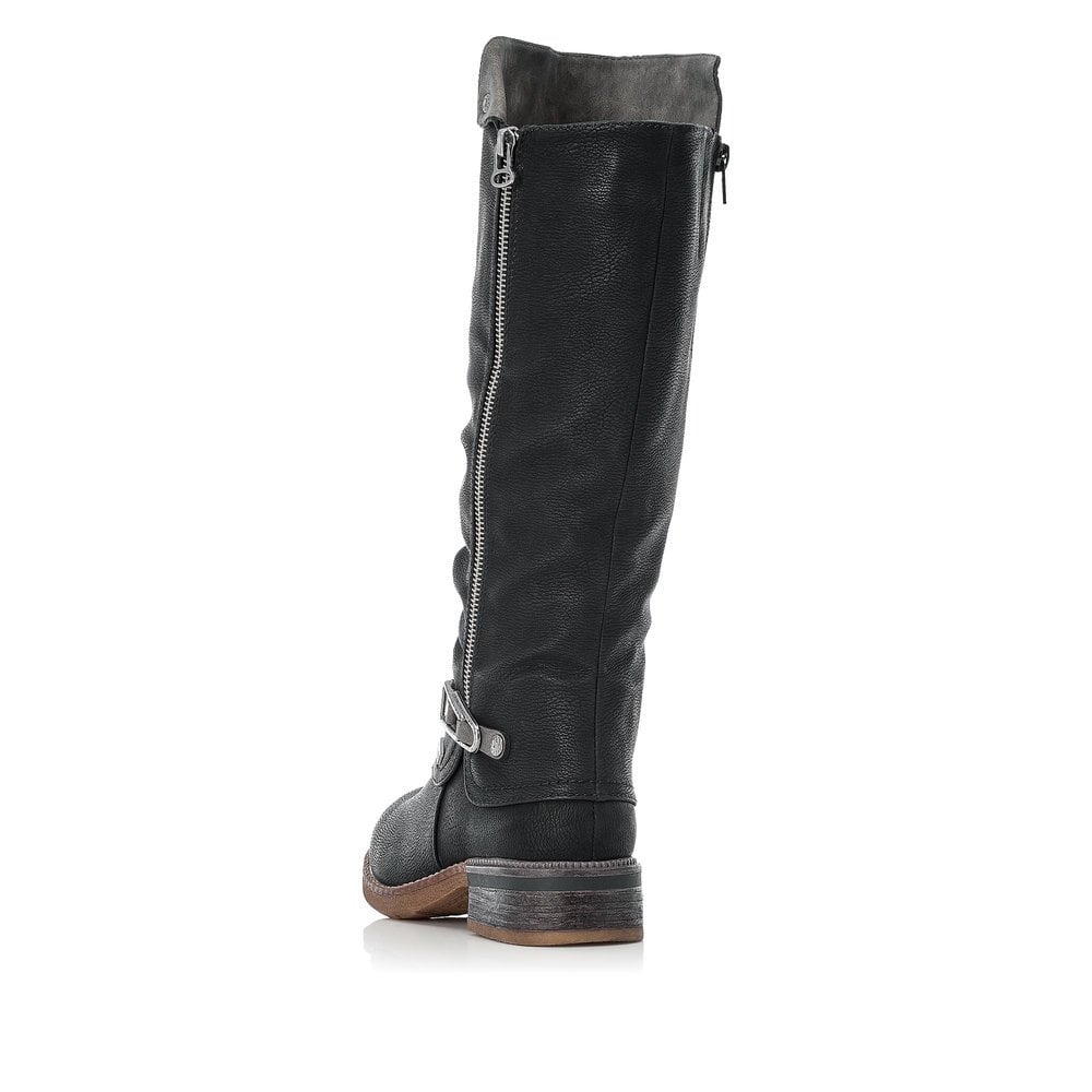 Bottes Hautes Rieker 94652-00 Noir Femme | CGD-1587492