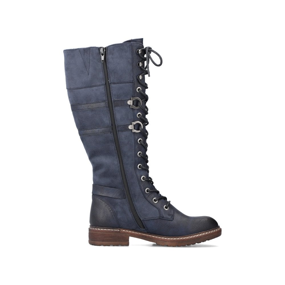 Bottes Hautes Rieker 94732-14 Bleu Femme | RFX-1000910