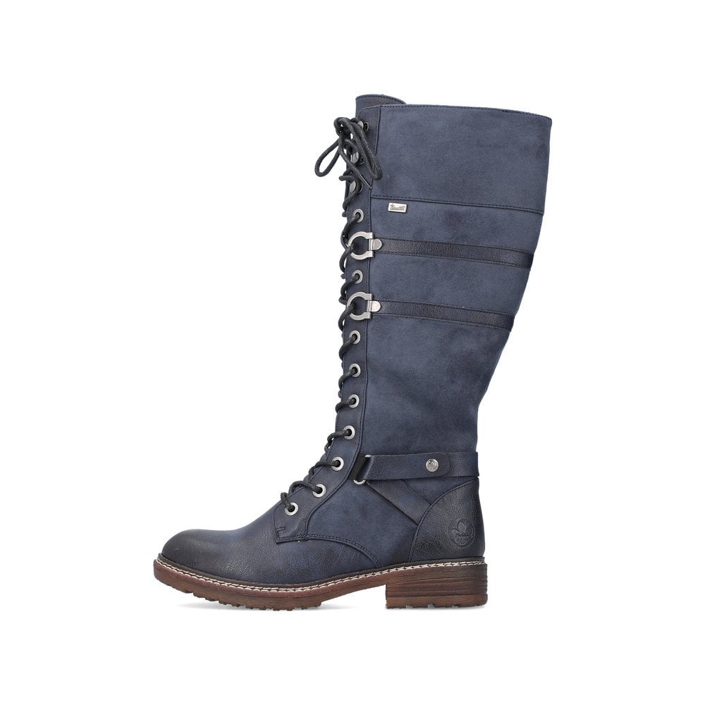 Bottes Hautes Rieker 94732-14 Bleu Femme | RFX-1000910