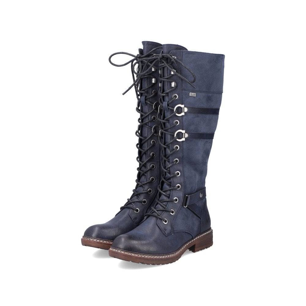 Bottes Hautes Rieker 94732-14 Bleu Femme | RFX-1000910