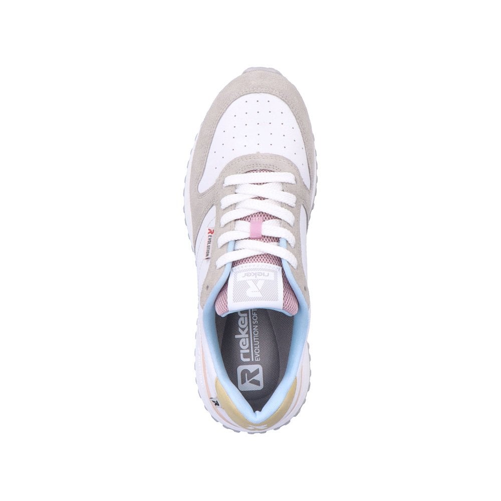 Basket Rieker R-Evolution W0600-90 Blanche Homme | GQK-1377573