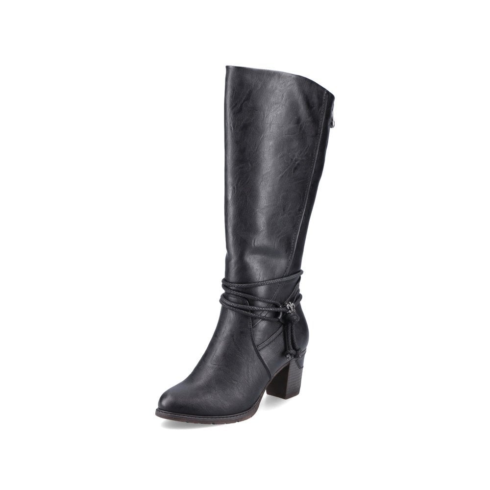 Bottes Hautes Rieker 96059-00 Noir Femme | UJG-6009250