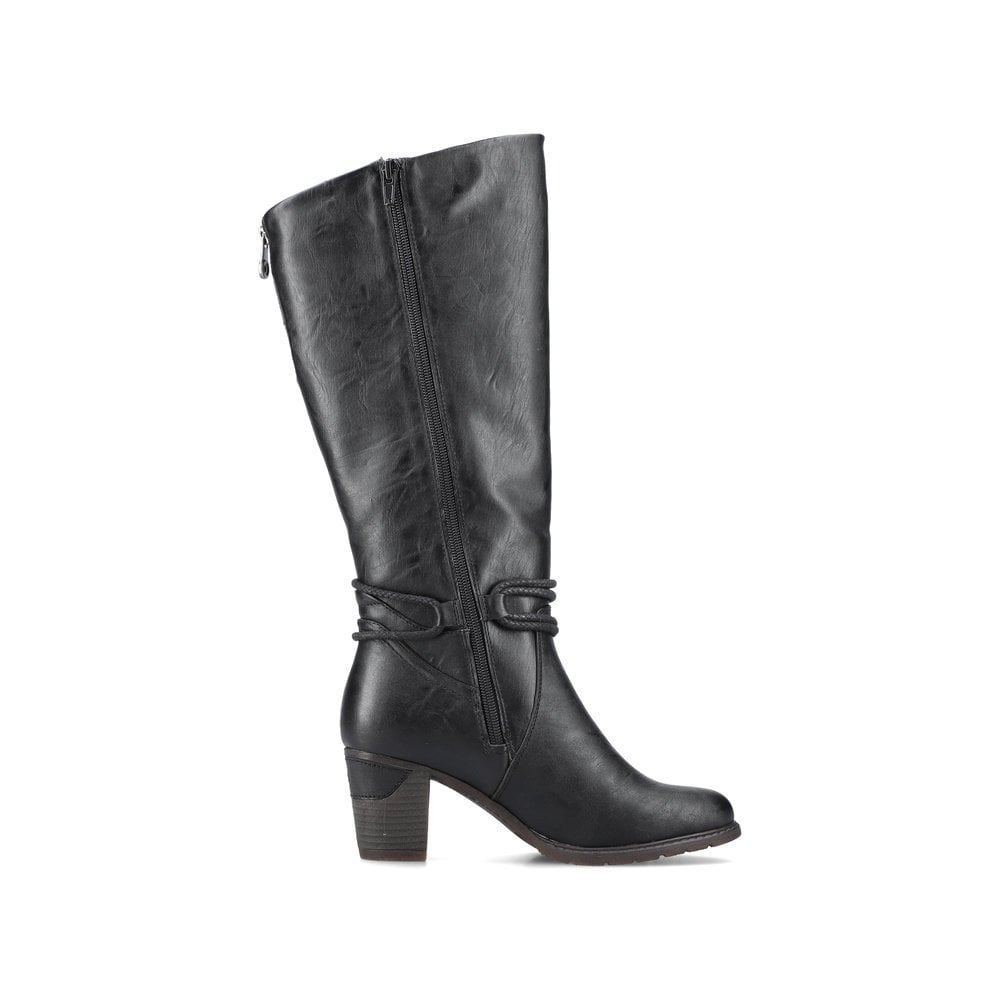 Bottes Hautes Rieker 96059-00 Noir Femme | UJG-6009250