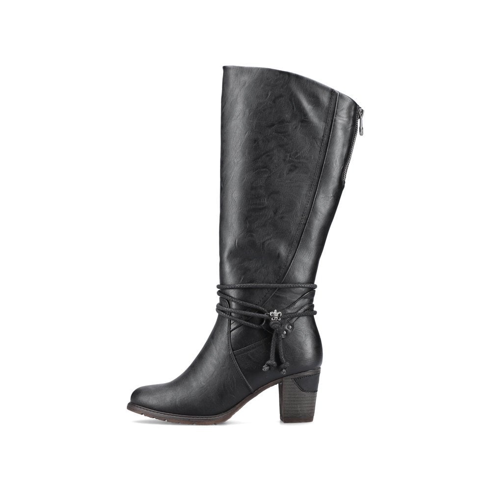 Bottes Hautes Rieker 96059-00 Noir Femme | UJG-6009250