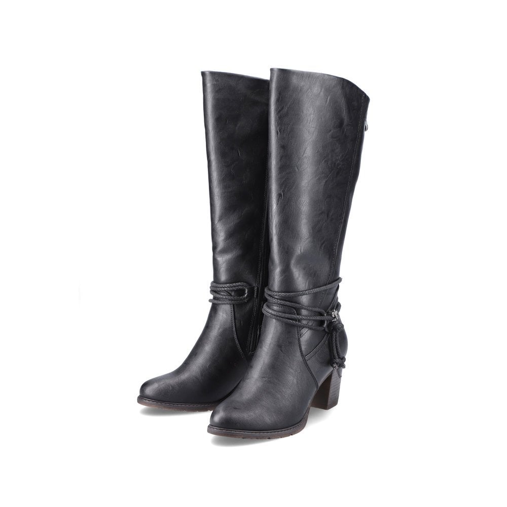 Bottes Hautes Rieker 96059-00 Noir Femme | UJG-6009250