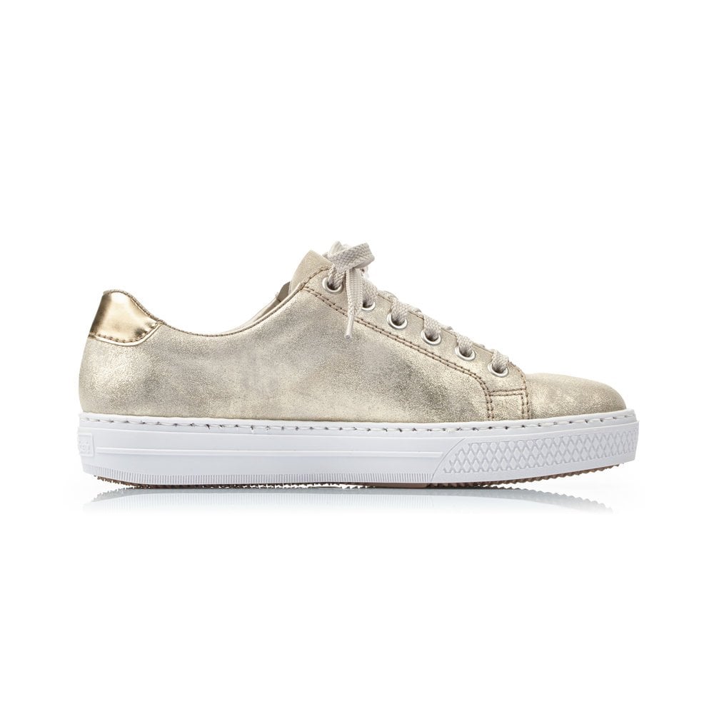 Basket Rieker L59L8-62 Beige Femme | NZJ-6642603