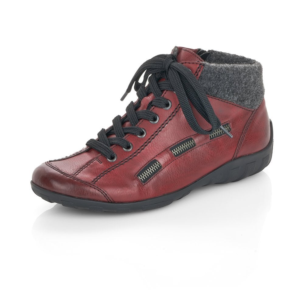 Bottines Rieker L6543-35 Rouge Femme | YLA-1530125