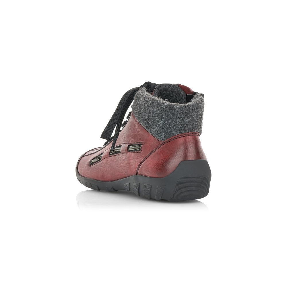 Bottines Rieker L6543-35 Rouge Femme | YLA-1530125