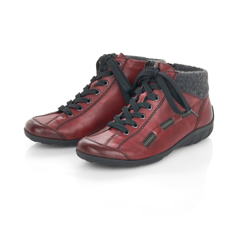 Bottines Rieker L6543-35 Rouge Femme | YLA-1530125