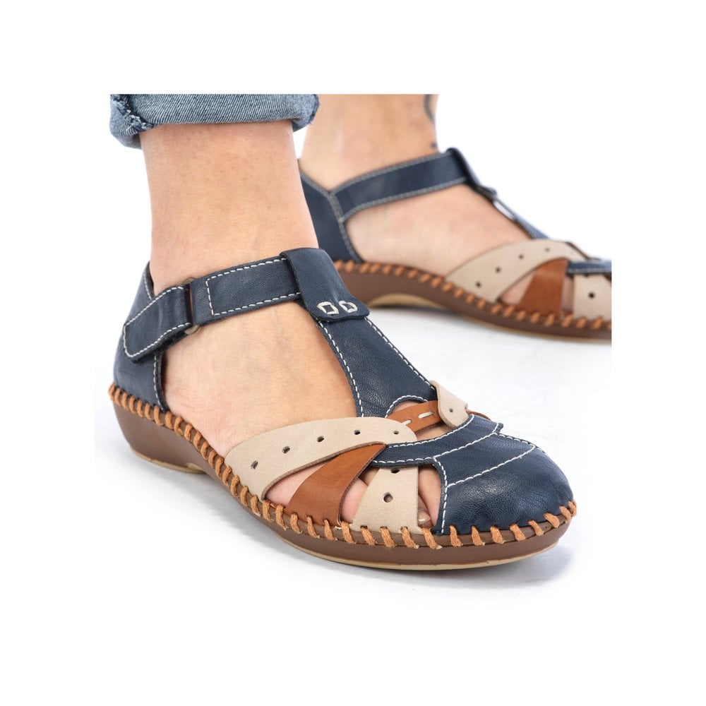 Sandales de Marche Rieker M1655-14 Bleu Femme | FUW-0679890