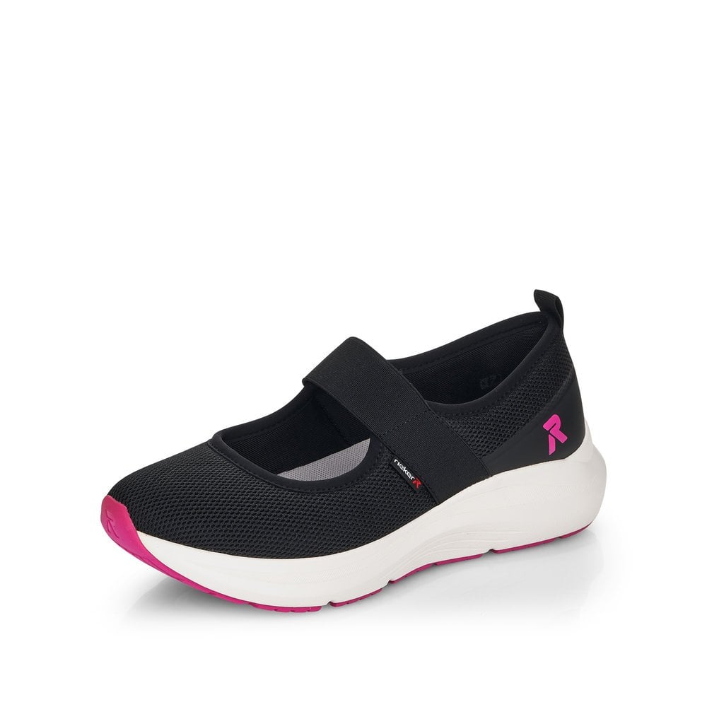 Basket Rieker R-Evolution 42102-00 Noir Femme | TXR-9348575